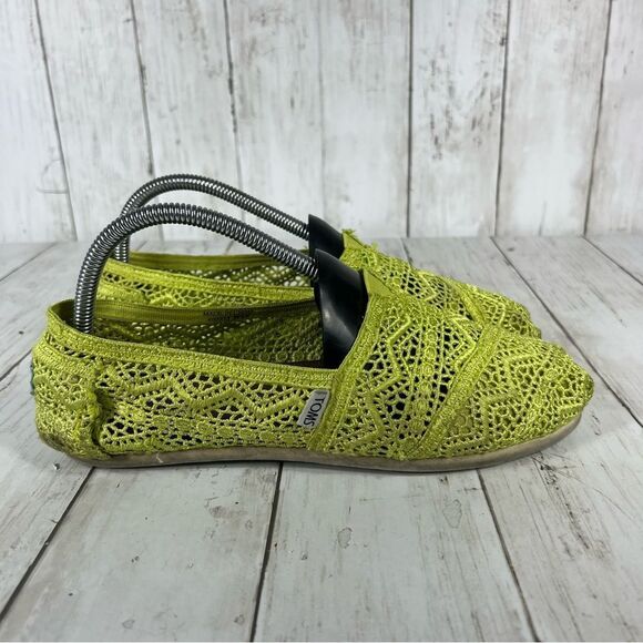 ‎Toms lace yellow Womens 8.5 - Picture 1 of 9